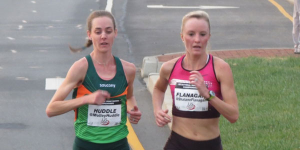Molly Huddle - Shalane Flanagan